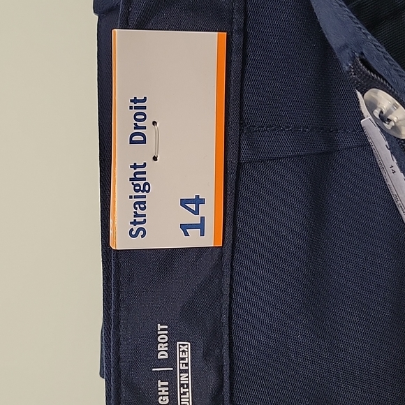 Old navy Straight boys pants, navy size 14 - Picture 2 of 4